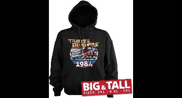 Transformers Optimus Prime Of 1984 Big & Tall Hoodie Black-3XL