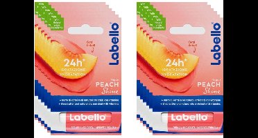 Labello Stick Peach Shine - 10 x 4.8 Gram - Vegan