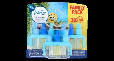 Ambi Pur Febreze navullingen Polynesian Waves verpakking van 3 stuks