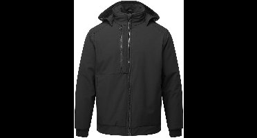 Portwest WX2 Eco Gevoerde Softshell 2 (L) CD874 - Zwart - 6XL