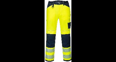 Portwest PW3 Hi-Vis Broek PW340 - Geel/Marine - 38