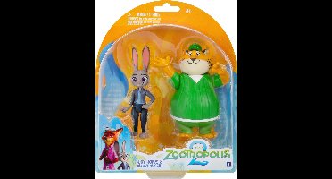 ZOOTROPOLIS - 2 Figure Pack Judy Hopps Core & Benjamin Clawhauser (Zootropolis 2)