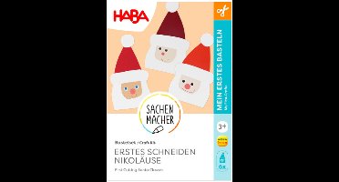 Haba knutselpakketje eerste knippen kerstmannen - 3+