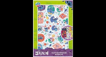 Stitch Glitter Stickerboek - Disney Stickerboek - Creatief Plakboek - Inclusief Glitter Stickers - Knutselpakket Kinderen - Hoge Kwaliteit - Disney Stitch Stickers - Creatief Speelgoed - Knutsel & Versierboek - Cadeau voor Kinderen - Hobbyplezier