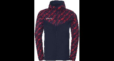 Uhlsport Kinder Trainingsjacke Progressive 28 Multi Hood Jacke 1002271 Marine/Rot-140
