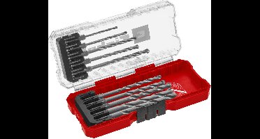 Einhell 108743 Gereedschapsstaal Steen-spiraalboorset 10-delig 3 mm, 4 mm, 5 mm, 6 mm, 7 mm, 8 mm, 9 mm, 10 mm 1 set(s)