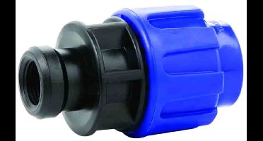 PP PE Rohr Verschraubung Kupplung 16 x 1/2" IG