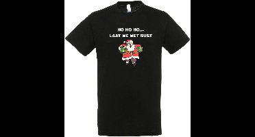 Ho Ho Ho… Laat Me Met Rust T-shirt - Unisex - Kerst - Christmas - Feestdagen - Kerst T-shirt - Grappig T-shirt - Kerstman - Foute kerst - Maat XXL