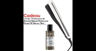 L'Oréal Professionnel Steampod 3.0 + Haarserum cadeau - Professionele 2-in-1 stoom stijltang: voor stijlen & krullen + Absolut Repair Molecular Serum 75ml cadeau voor beschadigd haar