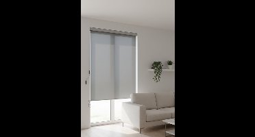 Luxe Vertical Zonnescherm 2.5 x 1.4 m – Waterdicht Uittrekbaar Privacy Scherm voor Balkon, Tuin & Terras – Weerbestendig Rolgordijn Buiten met Behuizing – Donkergrijs IndustrialHome