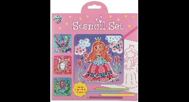 Moxy Sjablonenset met 5 potloden
