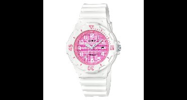 Casio dameshorloge wit en roze LRW200H 4CVCF