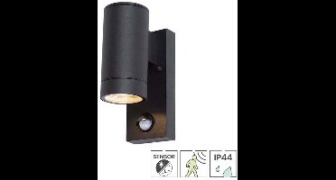 Lybardo - Buitenlamp met bewegingssensor - Wandlamp Buiten - Voor GU10 Spot
