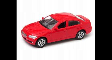 Welly BMW 330i Modelauto Schaal 1:60-1:64 - Rood