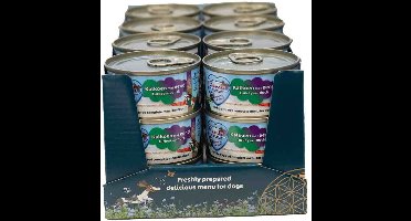 24x Renske Blik Vers Gestoomd Complete Menu Kalkoen - Eend 95 gr