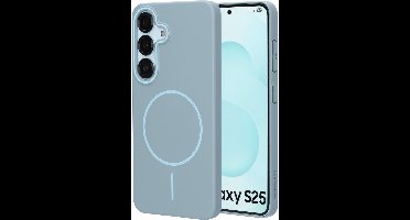 Mobiparts Slim Line Case geschikt voor Samsung Galaxy S25 - MagSafe Sage - Groen