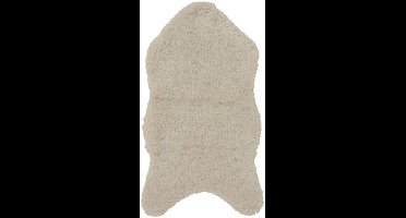 Decoris - Schapenvacht Imitatie – Wit - L90 × B50 x H2 cm