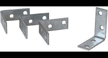 Stoelhoek - 40 mm - Verzinkt (4 stuks)