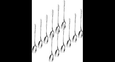 House of Husk Theelepels Set - Theelepeltjes - Koffielepels - Koffielepeltjes - RVS - 13cm - 12 Stuks - Zilver