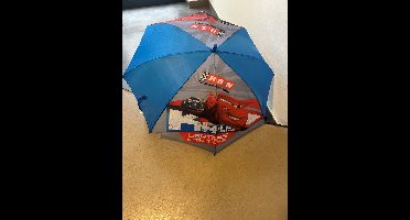 Disney Cars Kinderparaplu Automatisch - Umbrella- Blauw