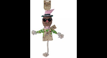 Garden Paws Trektouw M - Extra Stevig Hondentouw - Hondenspeelgoed - Scarecrow Scary Harry