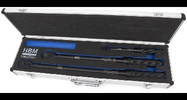 3 Delige Professionele Momentsleutelset Van 5 tot 330 NM (Geleverd met kalibratierapport)