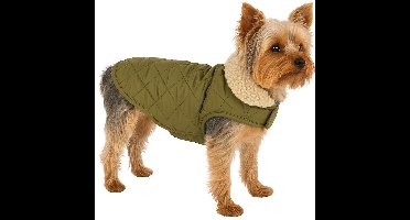 Hondenjas – Flamingo Bonnie – honden jas – hondenjasjes winter – hondenjas waterdicht – 30 cm – A:30cm B:31-32cm C:46-49cm – groen