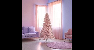 Roze kunstkerstboom Pino 180 cm – 600 takken, opvallend design