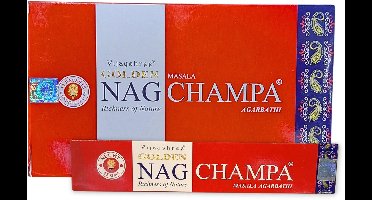 Golden Nag Champa Incense 12 doosjes van 15gr