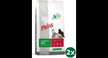 Prins kattenvoeding mix kattenvoer 2x 10 kg