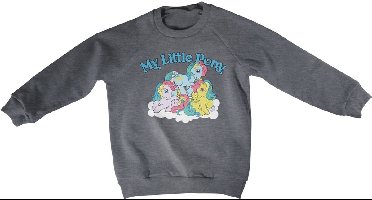 My Little Pony Kinder Kids Sweatshirt HSB-31-MLP1003-DTF552 DarkHeather-10 Jahre