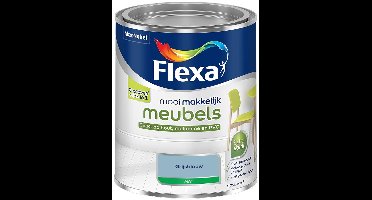 Flexa - mooi makkelijk meubels mat - Grijsblauw - Mengverf - 0.75 L