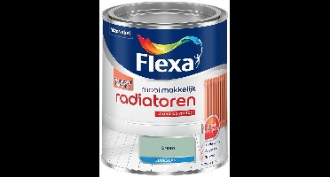 Flexa - Mooi Makkelijk Radiatoren Zijdeglans - Green - Mengverf - 0.75 L
