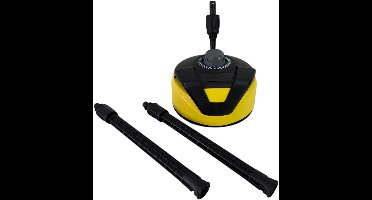 Kärcher T-Racer T 5 oppervlaktereiniger voor hogedrukreinigers K 2 t/m K 7 - Spatbescherming - Hovercraft effect - In hoogte verstelbaar