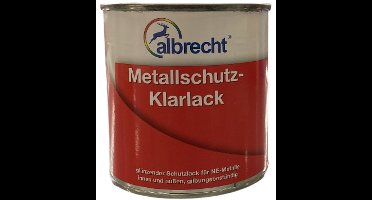 Albrecht Metallschutz Klarlack - Bescherming non ferro metalen - kleurloos - binnen en buiten - 375 ml - prijs per stuk