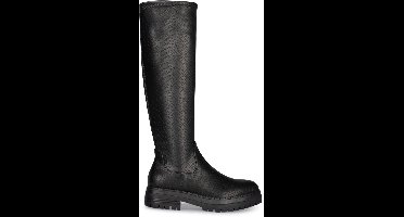 POSH by Poelman CYBELE Dames Laarzen - Zwart Met Dierenprint