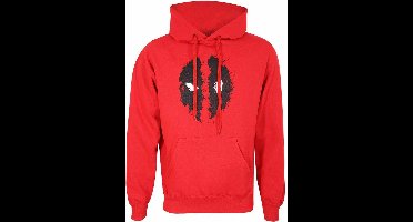 Deadpool Mask Splatter Heren Trui met capuchon - rood - L