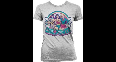 DC Comics Girlpower Girly T-Shirt Damen White-L