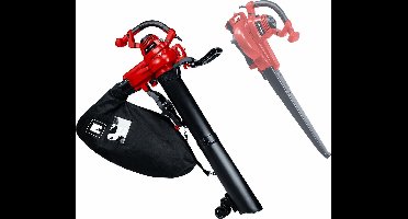 Einhell Elektrische Bladblazer/-zuiger GC-EL 3000 E - 3000 W - Blaas-/zuigfunctie - 45 L opvangzak - Blaassnelheid: 300 km/u - Hakselfunctie: 15:1
