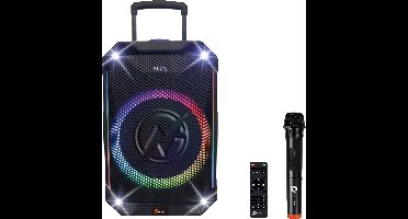 N-GEAR THE FLASH 1240 - Bluetooth Speaker - Karaoke set & Partybox in 1 + Microfoon