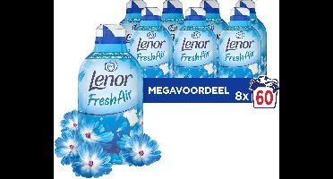 Lenor Fresh Air Wasverzachter Ochtendfris - 8 x 60 Wasbeurten