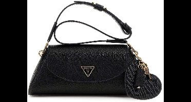 GUESS schoudertas Bolena Flap Shoulder Bag Black zwart