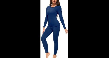 Boraboi® Dames Thermisch Ondergoed Set Fleece Warmtebehoudend voor Winteractiviteiten - XL