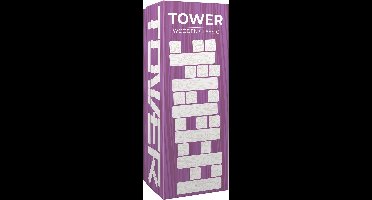 Tactic Wiebeltoren – Bordspel – Classic Games – Houten Stapelspel – 48 Blokken – Vanaf 7 jaar