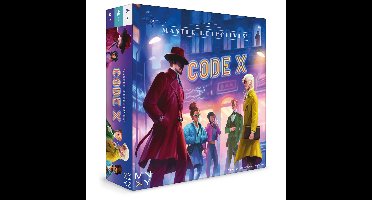 MNKY Entertainment detectivespel Master Detectives Code X bordspel.