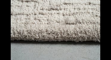 Rugsman Kyoto 014.0500.2323 Vloerkleed - 240 x 340 cm - Beige - Rechthoekig - Polyester - Eetkamer, Woonkamer, Slaapkamer - Effen - Modern, Landelijk