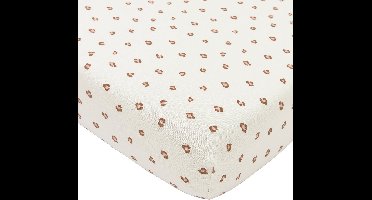 Meyco Baby Mini Panther Hoeslaken Ledikant - Soft Pink - 60x120cm