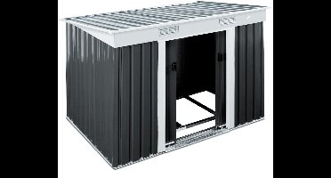 Gardebruk Tuinhuis - Fundering Schuifdeur 2m² 200x125x185 – Antraciet