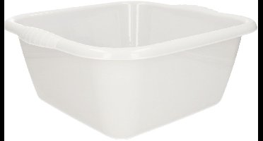 Afwasbak teil - 20 liter - grijs - kunststof - 46 x 42,5 x 30,5 cm