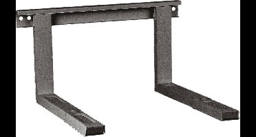 Microwave rack-Magnetronhouder-wandhouder-tot 35 kg-zwart